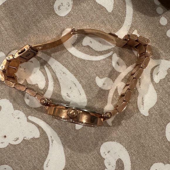 Michael Kors Parker Pavé Rose Gold-Tone Watch - good condition - Picture 7 of 8